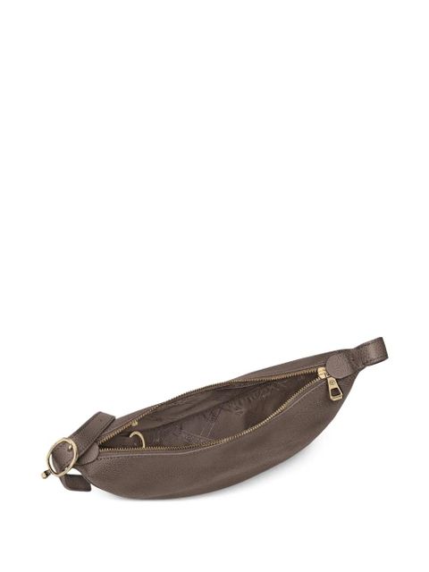 Longchamp small Le Foulonné cross body bag - Brown