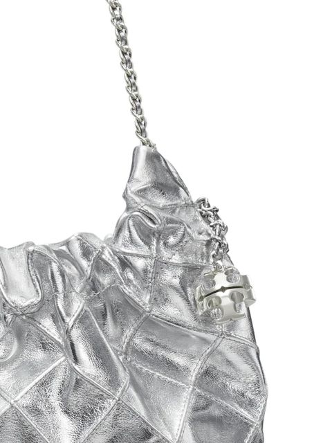 Tory Burch mini Fleming shoulder bag - Silver