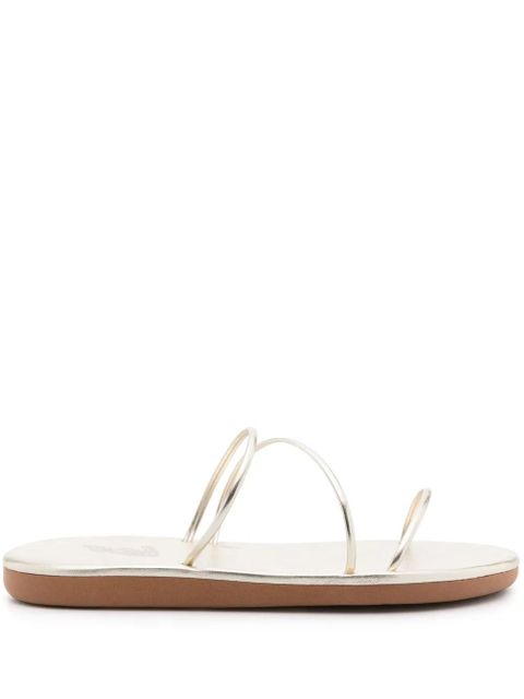 Ancient Greek Sandals Polytimi leather sandals - Metallic - zdjęcie produktu nr 1
