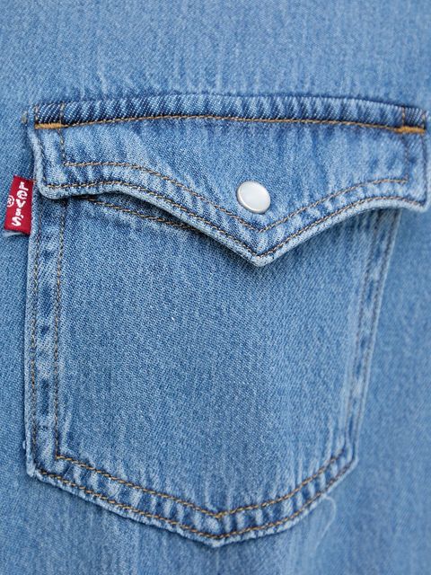 Levi's sukienka kolor niebieski mini prosta 004H3