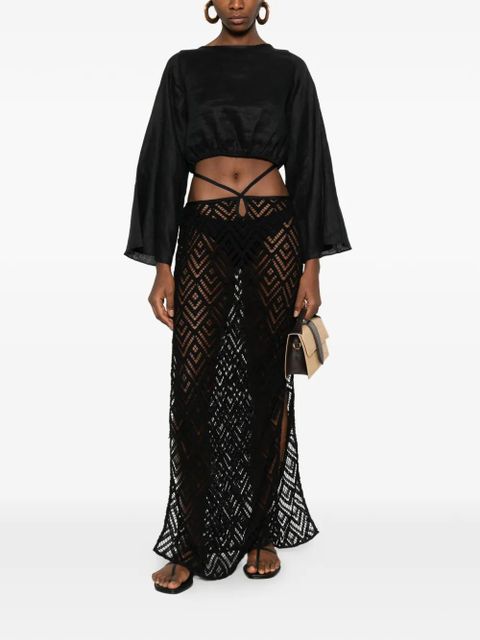 Johanna Ortiz Soul maxi skirt - Black - zdjęcie produktu nr 2