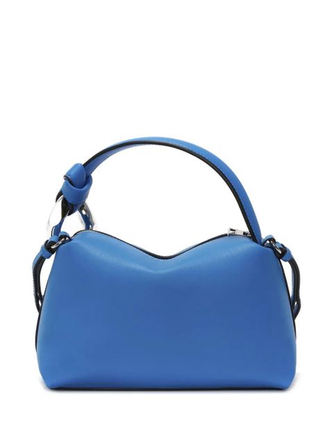 JW Anderson small Corner leather tote bag - Blue - zdjęcie produktu nr 2