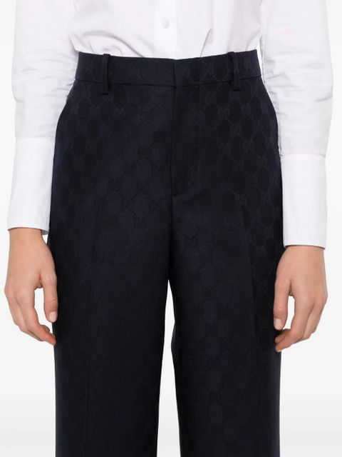 Gucci GG wool trousers - Blue
