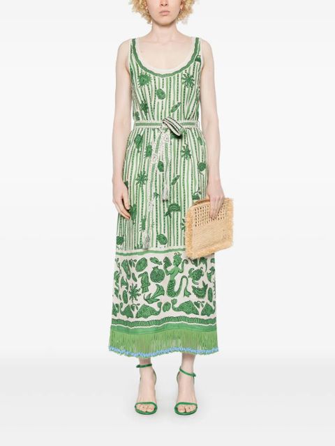 ALEMAIS Lula maxi dress - Green