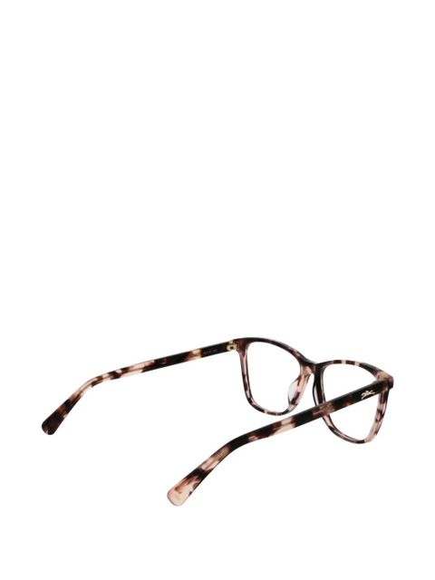 Longchamp tortoiseshell square glasses - Brown