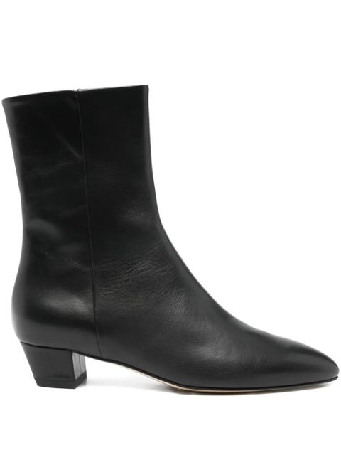 Aeyde 35mm Yasmin leather boots - Black - zdjęcie produktu nr 1