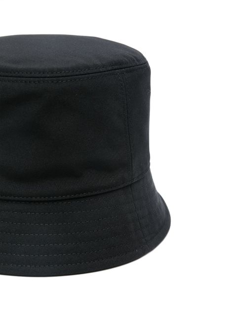 Moncler logo-patch bucket hat - Black - zdjęcie produktu nr 2