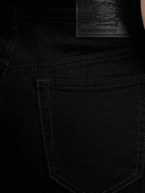 Sisley jeansy damskie kolor czarny 4MCPLE04T