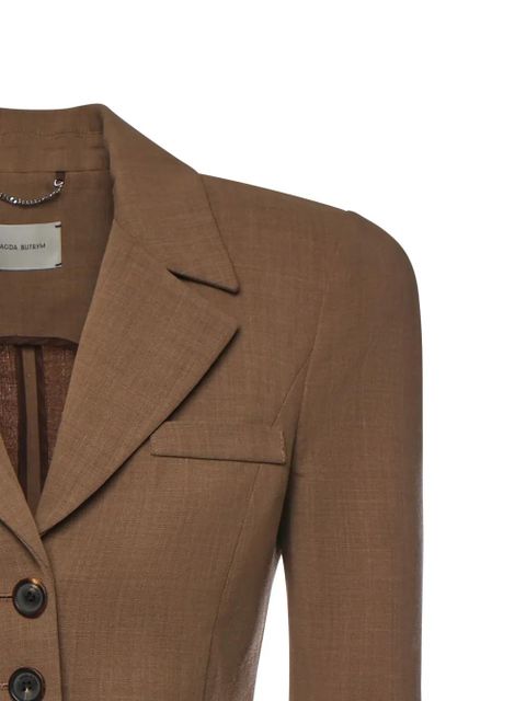 Magda Butrym buttoned blazer - Brown