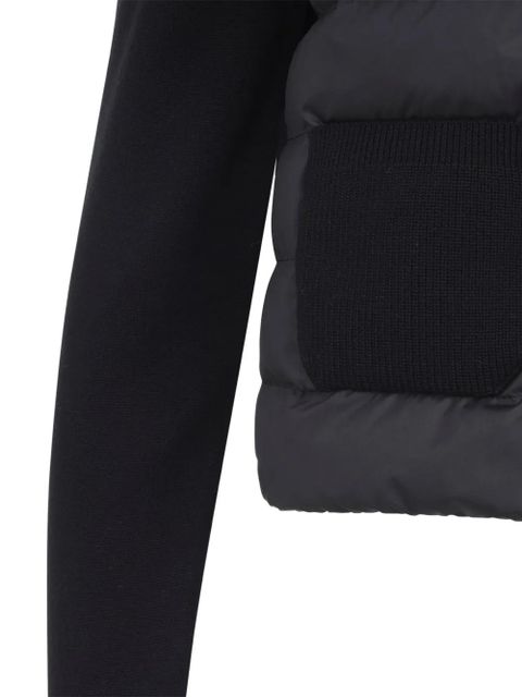 Moncler wool-panel quilted jacket - Black - zdjęcie produktu nr 2