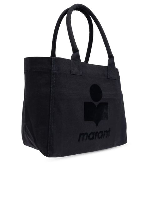 ISABEL MARANT Yenky logo-embroidered zipped tote bag - Black - zdjęcie produktu nr 2