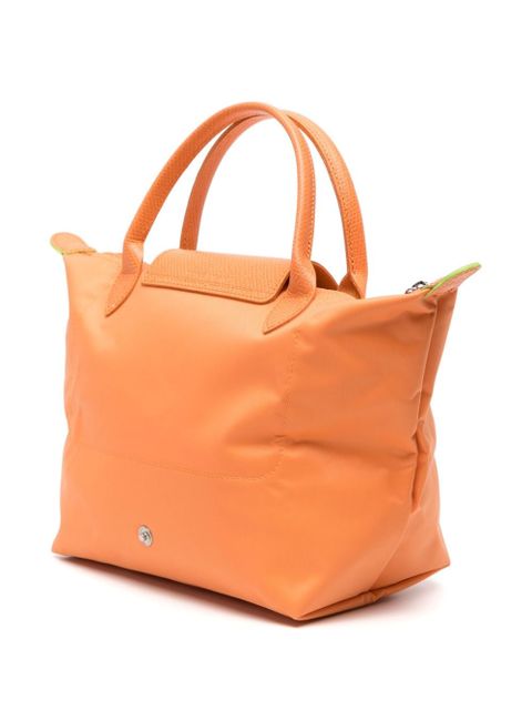 Longchamp small Le Pliage Green tote bag - Orange