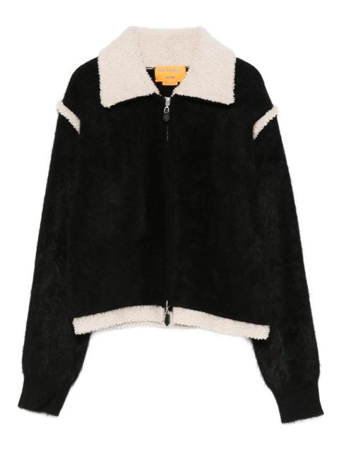 Guest In Residence zip cashmere cardigan - Black - zdjęcie produktu nr 1