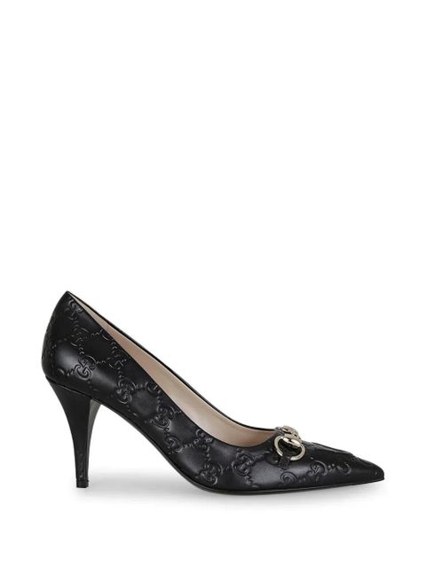 Gucci 8.5cm Horsebit-appliqué pumps - Black - zdjęcie produktu nr 1