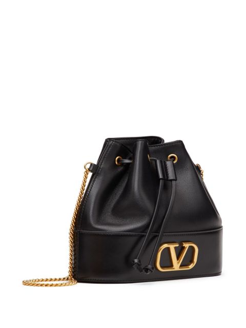 Valentino Garavani mini VLogo Signature bucket bag - Black