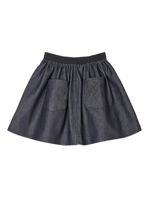 Cecilie Bahnsen Bobbi waistband pocket skirt - Blue