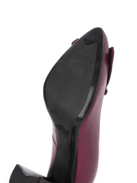 Tod's block-heel pumps - Purple