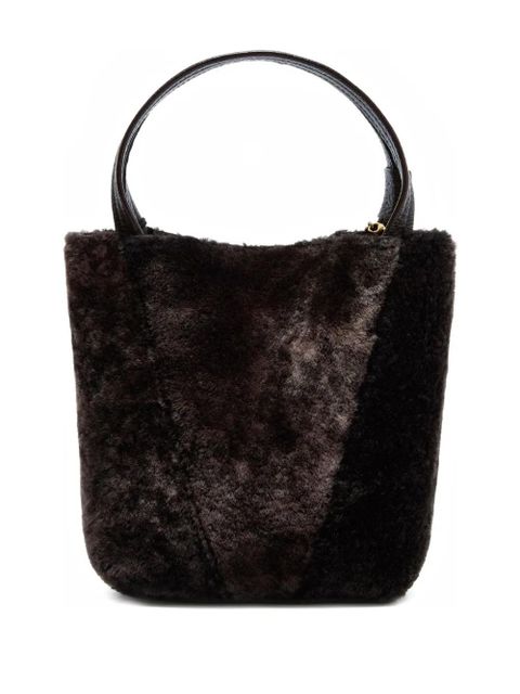 Chloé small Spin charm-detail tote bag - Brown - zdjęcie produktu nr 2