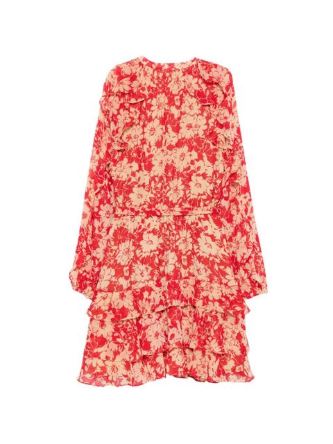 Lauren Ralph Lauren floral-print ruffled dress - Red - zdjęcie produktu nr 2
