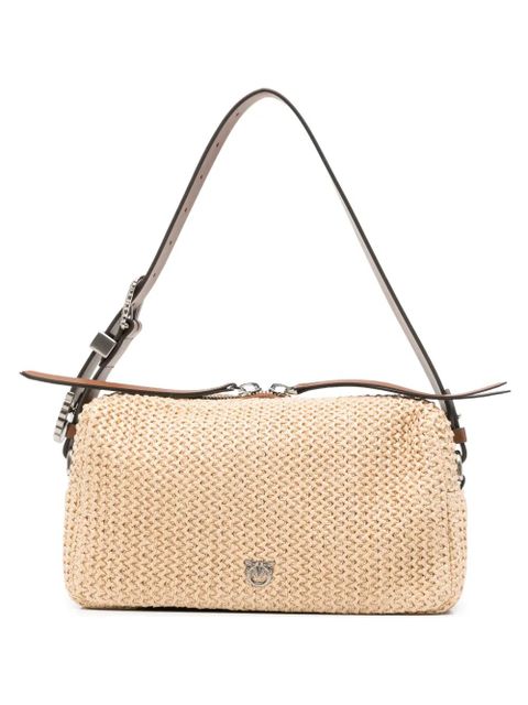 PINKO Love Birds buckle-detail shoulder bag - Neutrals - zdjęcie produktu nr 1