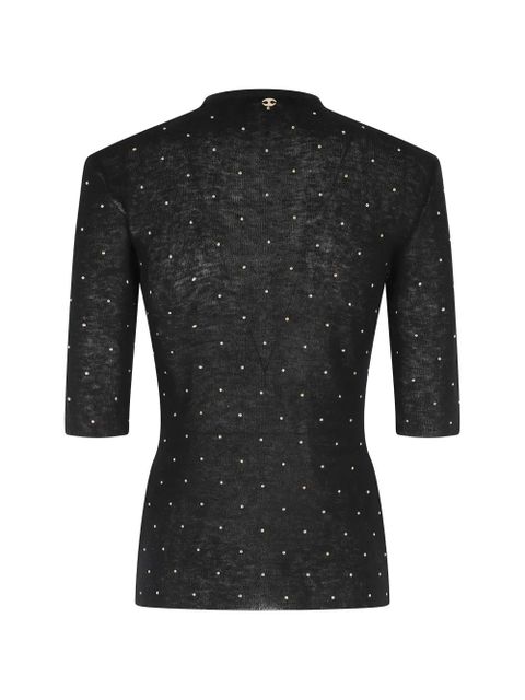 Rabanne crew-neck top - Black - zdjęcie produktu nr 2