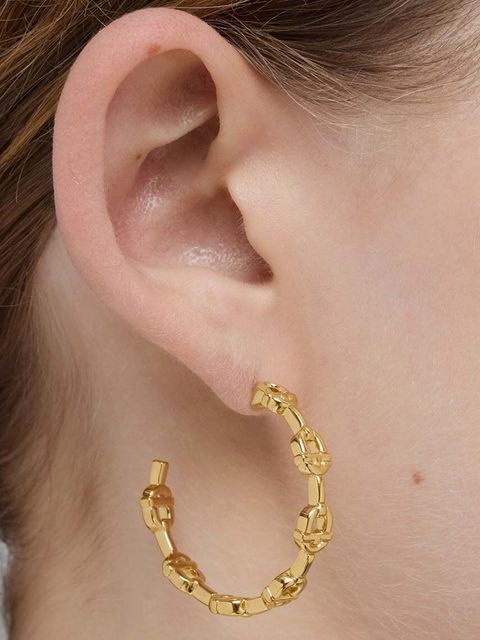 Tous kolczyki ze srebra pokrytego złotem Manifesto 1004222200