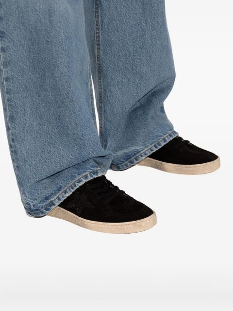 Golden Goose suede logo-detail sneakers - Black - zdjęcie produktu nr 2