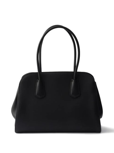 Prada medium leather tote bag - Black - zdjęcie produktu nr 1