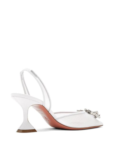 Amina Muaddi Begum pumps - White - zdjęcie produktu nr 2