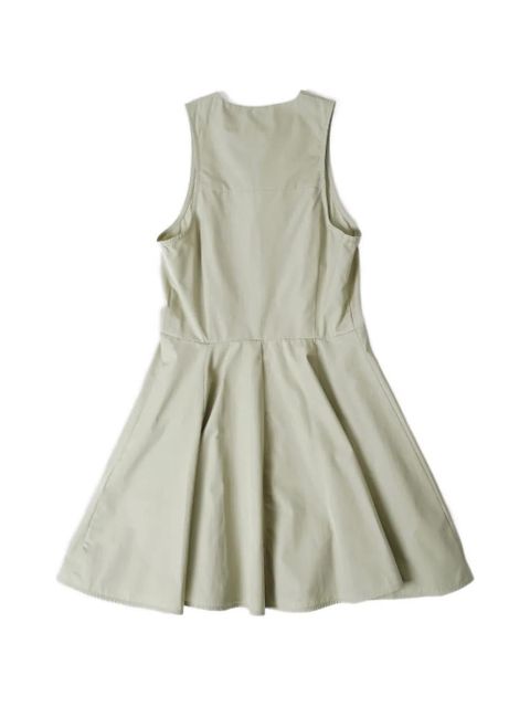 AMI Paris flared mini dress - Green