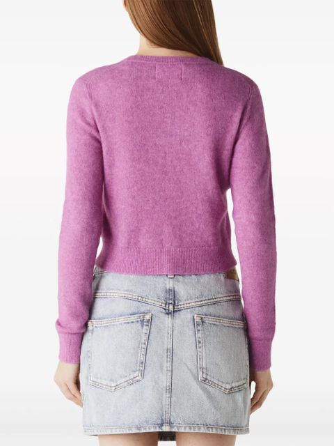 MARANT ÉTOILE Nity cropped cardigan - Purple