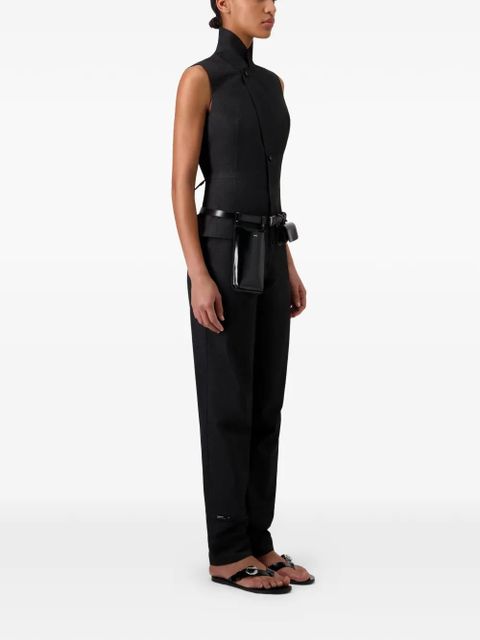 Coperni tailored V-neck vest - Grey