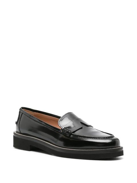 Aquazzura Aqua leather loafers - Black