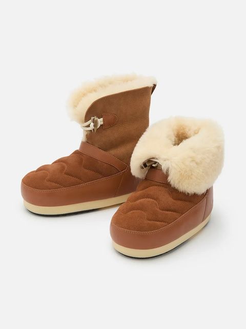 Moon Boot śniegowce zamszowe MB EVX IGLOO