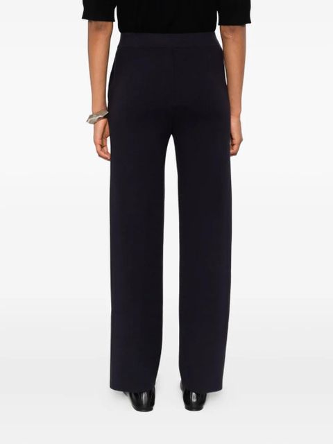 Max Mara side-pocket straight trousers - Blue