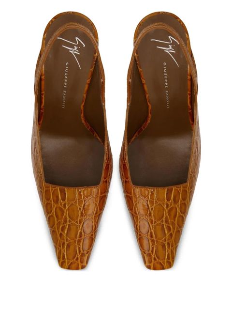 Giuseppe Zanotti 90mm Brendha Sabot pumps - Brown