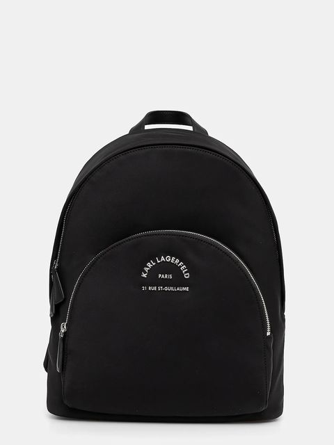 Karl Lagerfeld plecak damski kolor czarny duży gładki A2W30084 - zdjęcie produktu nr 1