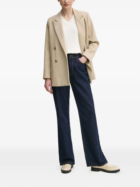 Barbour V-neck knitted cotton vest - Neutrals - zdjęcie produktu nr 2