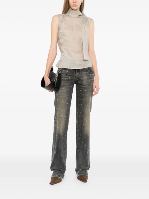 OUR LEGACY cowl-neck sleeveless top - Grey - zdjęcie produktu nr 2