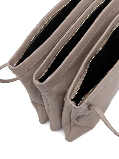 BY FAR 31165967 leather shoulder bag - Neutrals