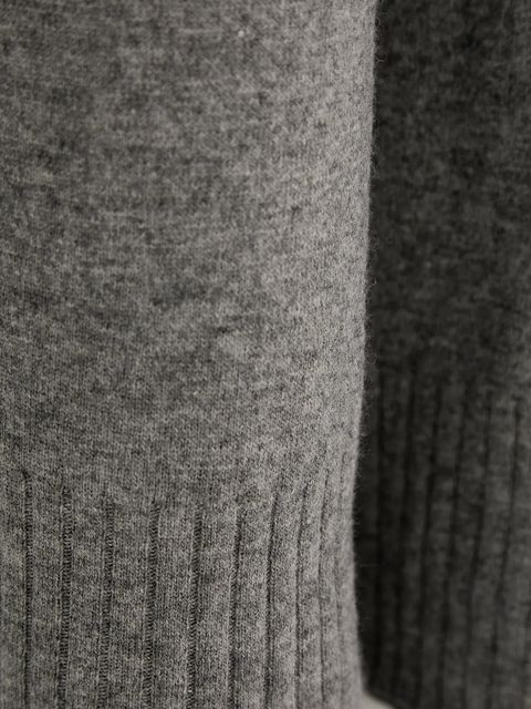 United Colors of Benetton spodnie z dodatkiem wełny damskie kolor szary szerokie high waist 102HDF00Z