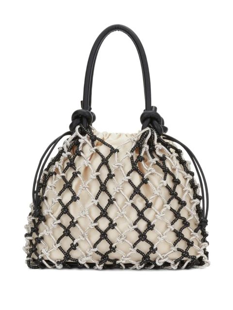3.1 Phillip Lim mini Sac knotted net tote bag - Neutrals