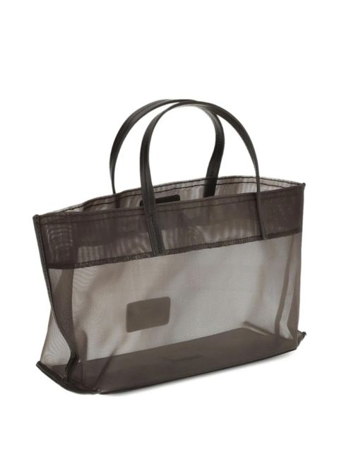 STAUD Christos mini mesh tote bag - Brown - zdjęcie produktu nr 2