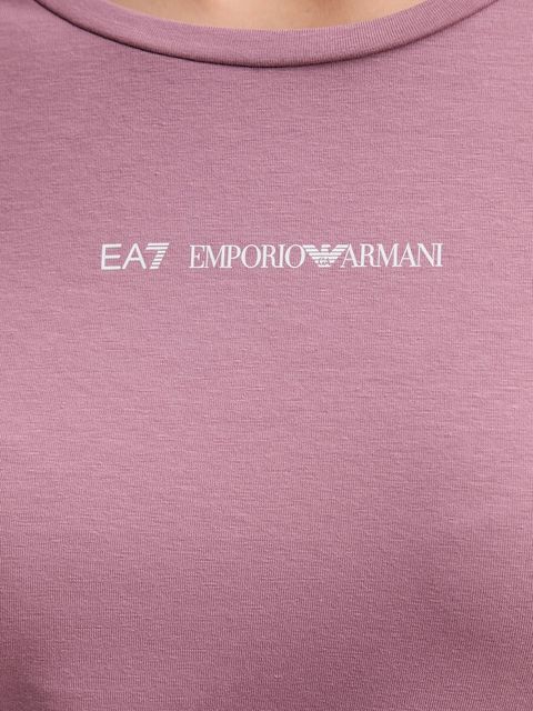EA7 Emporio Armani t-shirt damski kolor różowy AF12115.7W000798