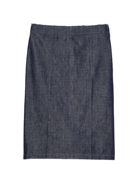 Prada denim pencil mini skirt - Blue - zdjęcie produktu nr 1
