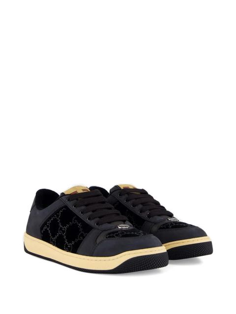 Gucci logo-detail quilted sneakers - Black - zdjęcie produktu nr 2