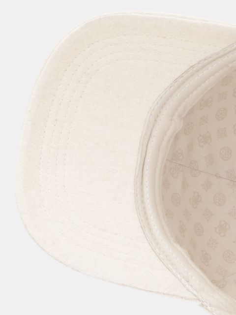 Guess czapka z daszkiem z dodatkiem wełny