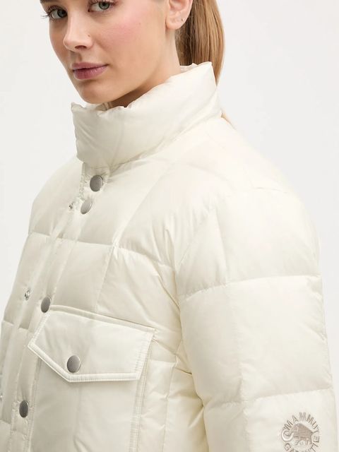 Mammut kurtka puchowa Mammut x Cabourn Direttissima kolor beżowy zimowa 1013.04250