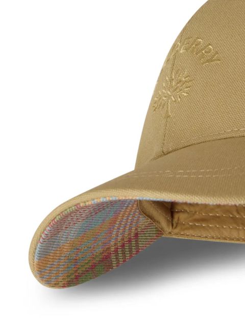 Mulberry logo-embroidery baseball cap - Neutrals