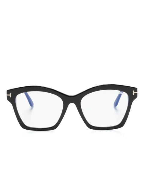 TOM FORD Eyewear light-filtering butterfly-frame glasses - Black - zdjęcie produktu nr 1